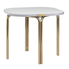 Столик кофейный ror, 50х50 см, латунь/серый Latitude RORTBL_C_SQBRSGRGR, фото 