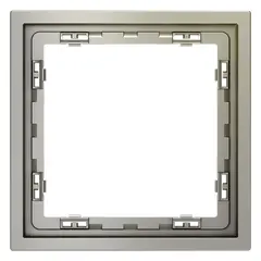 Рамка пластиковая VOLTUM S70 на 1 пост, (шелк) VLS100104, фото 