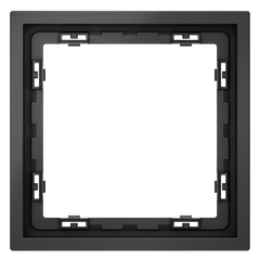 Рамка пластиковая VOLTUM S70 на 1 пост, (графит) VLS100107, фото 