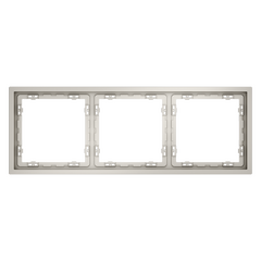 Рамка пластиковая VOLTUM S70 на 3 поста, (кашемир) VLS100303, фото 