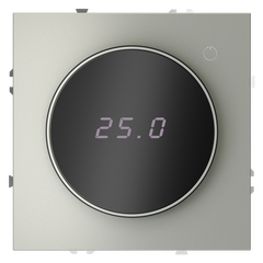 Терморегулятор электронный VOLTUM S70 с индикацией и датчиком, для теплого пола, (сталь) VLS070105, фото 