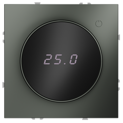 Терморегулятор электронный VOLTUM S70 с индикацией и датчиком, для теплого пола, (титан) VLS070106, фото 