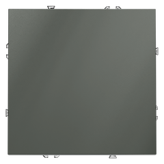 Выключатель встраиваемый VOLTUM S70 одноклавишный 10А, (титан) VLS010106, фото 