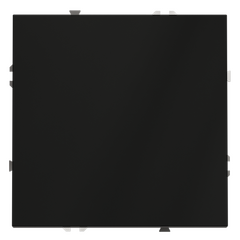 Перекрестный переключатель встраиваемый VOLTUM S70 одноклавишный 10А, (черный матовый) VLS010508, фото 