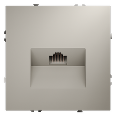 Розетка компьютерная встраиваемая VOLTUM S70 RJ45 кат.6, (кашемир) VLS060103, фото 