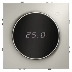 Терморегулятор электронный VOLTUM S70 с индикацией и датчиком, для теплого пола, (кашемир) VLS070103, фото 
