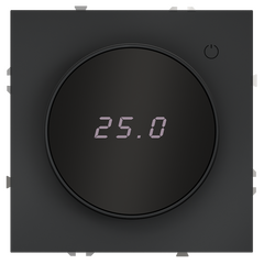 Терморегулятор электронный VOLTUM S70 с индикацией и датчиком, для теплого пола, (графит) VLS070107, фото 