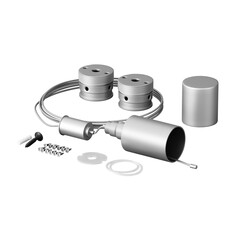 Набор для вертикального подвесного монтажа Nemo D18 серебро Led Strip 201148, фото 