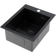 Кухонная мойка Omoikiri akisame 41-gb нерж. сталь/графит 4997011, фото 