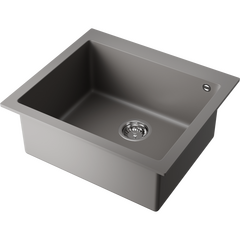 Кухонная мойка Omoikiri bosen 57a-gr artceramic/leningrad grey 4993819, фото 