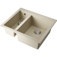 Кухонная мойка Omoikiri bosen 59-2-be tetogranit/ваниль 4993150, фото 