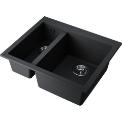 Кухонная мойка Omoikiri bosen 59-2-bl tetogranit/черный 4993149, фото 