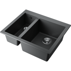 Кухонная мойка Omoikiri bosen 59-2-pl tetogranit/платина 4993224, фото 