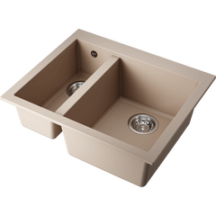Кухонная мойка Omoikiri bosen 59-2-sa tetogranit/бежевый 4993151, фото 