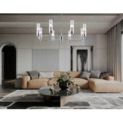 Люстра со стеклянными плафонами на штанге Ambrella Light High Light LH55152, фото 