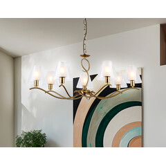 Подвесная люстра со стеклянными плафонами Ambrella Light High Light LH57093, фото 