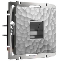 Розетка Werkel Hammer Ethernet RJ-45 серебряный W1281006 4690389163036, фото 