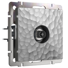 ТВ-розетка Werkel Hammer оконечная серебряный W1283006 4690389163074, фото 