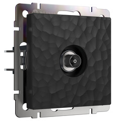 ТВ-розетка Werkel Hammer оконечная черный W1283008 4690389163081, фото 