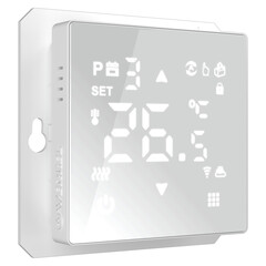 Терморегулятор сенсорный для теплого пола Werkel W1151201 белый, фото 
