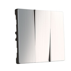 Набор клавиш для выключателя трехклавишного Werkel глянцевый никель W1139002 4690389157929, фото 