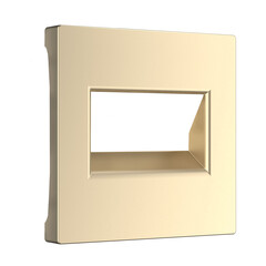 Накладка для двойной розетки Еthernet RJ-45 (шампань) W1191111, фото 