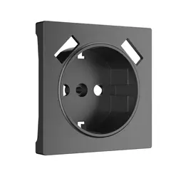 Накладка для розетки USB Werkel графит рифленый W1179504 4690389158667, фото 