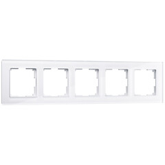 Рамка на 5 постов Werkel Favorit белый W0051101 4690389160080, фото 
