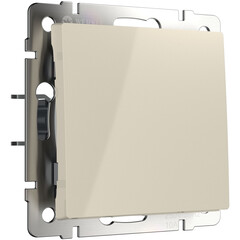 Выключатель одноклавишный Werkel слоновая кость W1110003 4690389155529, фото 
