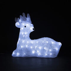 Светодиодный Олень 45см Белый 24В, 80 LED, IP54 LTC 9492023, фото 