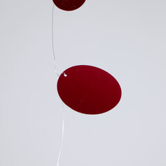 Гирлянда Нить с Пайетками 3м, Красная LTC PTG-Red-3.0m, фото 