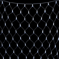 Светодиодная Сеть с Колпачком 2 x 2 м Белая 220В, 256 LED, Провод Прозрачный ПВХ, IP65 LTC NTL256CAP-10-2W, фото 