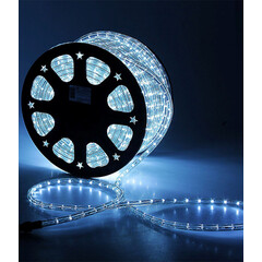 Светодиодный Дюралайт Ø13 мм Белый 24В, 36 LED/м, Свечение 360°, IP65, Бухта 100м LTC F3-H1-24V-W, фото 