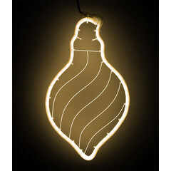 Светодиодная Фигура Шар 24 x 42 см Тепло-Белая, Гибкий Неон и Акрилайт, IP54 LTC HFS1-2WW, фото 