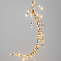 Светодиодная Ветвь 1м Тепло-Белая 24В, 104 LED, Провод Черный ПВХ, IP54, Комплект 3шт LTC LTC-14157, фото 