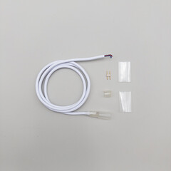 Установочный Комплект для Светодиодного Дюралайта 24В Ø13 мм, Белый LTC F3-24V-W, фото 