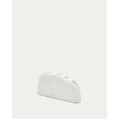 Signe Большой подсвечник из белого мрамора 12 см La Forma (ex Julia Grup) 212346, фото 