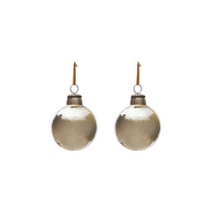 Набор из 2 рождественских шаров Piril из коричневого переработанного стекла, Ø 10 см La Forma (ex Julia Grup) 216078, фото 
