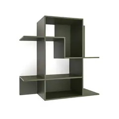 Модульный стеллаж Ina из МДФ с зелёным лаком 80 x 80 см La Forma (ex Julia Grup) 261907, фото 