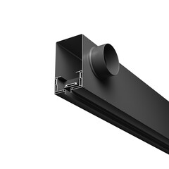 Диффузор с отражателем, линейный, ГКЛ 12,5 мм, черный, КСД тип 1 Technical ARO-LD-G12-000001, фото 