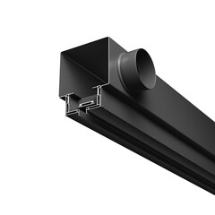 Диффузор с отражателем, линейный, ГКЛ 12,5 мм, черный, КСД тип 2 Technical ARO-LD-G12-000002, фото 