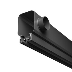 Диффузор с отражателем, линейный, ГКЛ 12,5 мм, черный, КСД тип 3 Technical ARO-LD-G12-000003, фото 