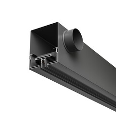 Диффузор с отражателем, линейный, ГКЛ 12,5 мм, черный, с шинопроводом Exility, КСД тип 1 Technical ARO-LD-G12-000111, фото 