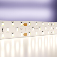 Светодиодная лента 24В 2835 27Вт/м 4000K 5м IP20 19мм Led Strip 20032, фото 