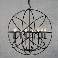 Подвесная люстра Loft IT Castle Brown Loft1192-8, фото 