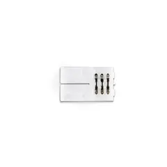 Соединитель прямой для светодиодной ленты 2835 12/24V (3 конт.) GS6101 (10шт) Ambrella Light GS6101, фото 