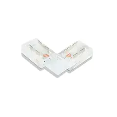 Соединитель угловой L для светодиодной ленты COB 8mm 12/24V (2 конт.) GS6851 (5шт) Ambrella Light GS6851, фото 