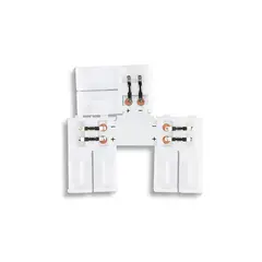 Соединитель T для светодиодной ленты 2835 12/24V (2 конт.) GS6901 (5шт) Ambrella Light GS6901, фото 