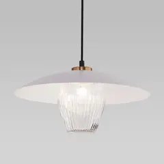 Подвесной светильник Eurosvet Kamari 50259/1 белый/прозрачный, фото 