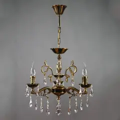 Подвесная люстра Ambiente Leon 2128/3 PB Tear Drop, фото 